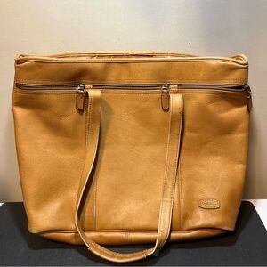 Dorado Vintage brown leather attaché/briefcase/portfolio/ Messenger Shoulder Bag